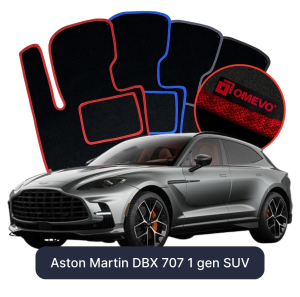 Velurové autokoberce OMEVO pro Aston Martin DBX 707 1 gen SUV (2000-2026)
