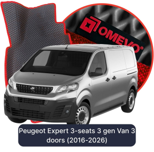 OMEVO 5D Pro Koberečky do Peugeot Expert 3mistny 3 gen Furgon 3 dvere (2016-2026)