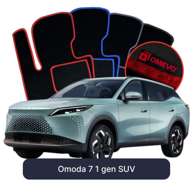 Velurové autokoberce OMEVO pro Omoda 7 1 gen SUV (2024-2026)