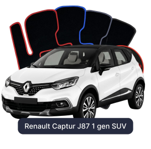 Velurové autokoberce OMEVO pro Renault Captur J87 1 gen SUV (2013-2019)
