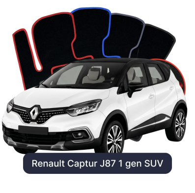 Velurové autokoberce OMEVO pro Renault Captur J87 1 gen SUV (2013-2019)
