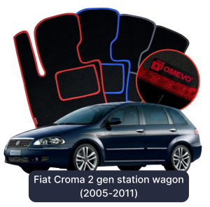 Velurové autokoberce OMEVO pro Fiat Croma 2 gen Kombi (2005-2011)