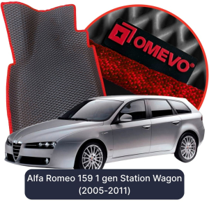 OMEVO 5D Pro Koberečky do Alfa Romeo 159 1 gen Kombi (2005-2011)