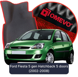 OMEVO 5D Pro Koberečky do Ford Fiesta 5. gen Hatchback 5 dveří (2002-2008)