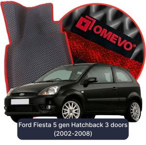OMEVO 5D Pro Koberečky do Ford Fiesta 5. gen Hatchback 3 dveře (2002-2008)
