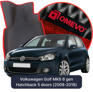 OMEVO 5D Pro Koberečky do Volkswagen Golf MK6 6. gen Hatchback (2008-2016)