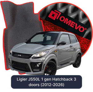 OMEVO 5D Pro Koberečky do Ligier JS50L Hatchback (2012-2026)