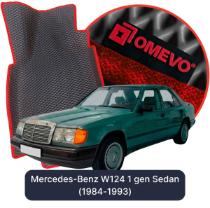 OMEVO 5D Pro Koberečky do Mercedes-Benz W124 1. gen Limousine (1984-1993)