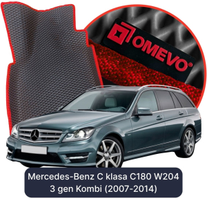 OMEVO 5D Pro Koberečky do Mercedes-Benz C třída C180 W204 3. gen Kombi (2007-2014)