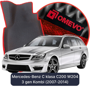 OMEVO 5D Pro Koberečky do Mercedes-Benz C třída C200 W204 3. gen Kombi (2007-2014)