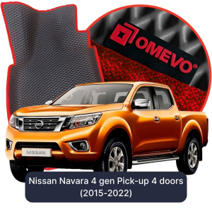 OMEVO 5D Pro Koberečky do Nissan Navara 4. generace Pick-up (2015-2022)