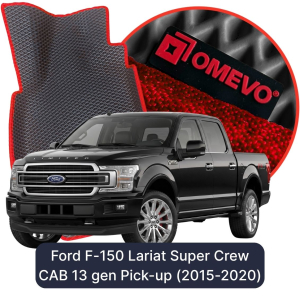 OMEVO 5D Pro Koberečky do Ford F-150 Lariat Super Crew CAB 13 gen Pick-up (2015-2020)