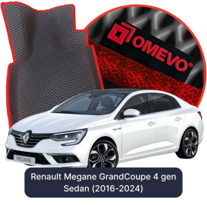 OMEVO 5D Pro Koberečky do Renault Megane GrandCoupe 4 gen Sedan (2016-2024)