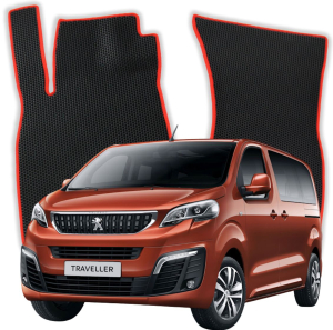 OMEVO EVA Koberečky® pro Peugeot Traveller 6 místný Long Business Vip 3 gen Minivan (2016-2026) 