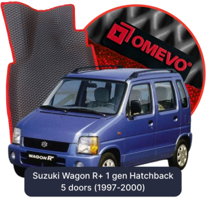 OMEVO 5D Pro Koberečky do Suzuki Wagon R+ 1 gen Hatchback 5 dveří (1997-2000)