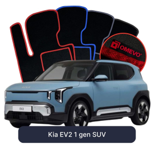 Velurové autokoberce OMEVO pro Kia EV2 1 gen SUV (2025-2026)