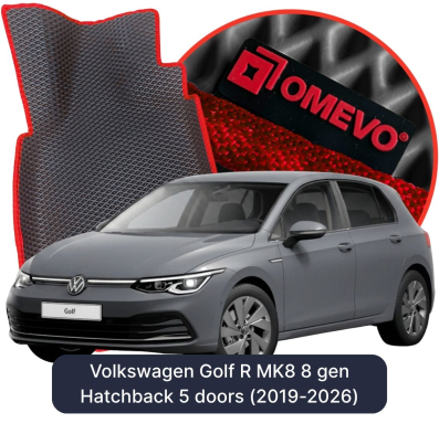EVA autokoberce OMEVO pro Volkswagen Golf R MK8 8 gen Hatchback 5 dveří (2019-2026)