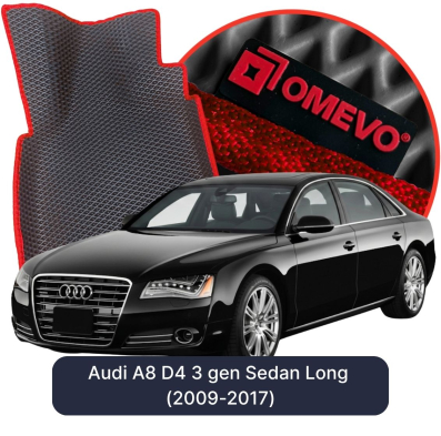 EVA autokoberce OMEVO pro Audi A8 D4 3 gen Sedan Dlouhý (2009-2017)