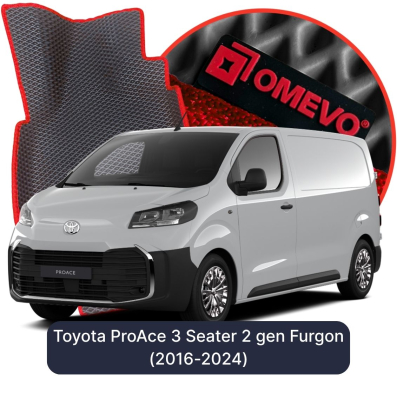 EVA autokoberce OMEVO pro Toyota ProAce 3 mista 2 gen Dodávka (2016-2024)