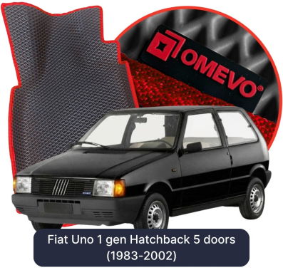 EVA autokoberce OMEVO pro Fiat Uno 1 gen Hatchback 5 dveří (1983-2002)