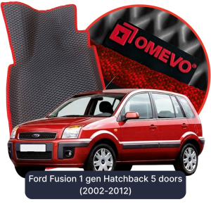 OMEVO 5D Pro Koberečky do Ford Fusion 1 gen Hatchback 5 dveří (2002-2012)