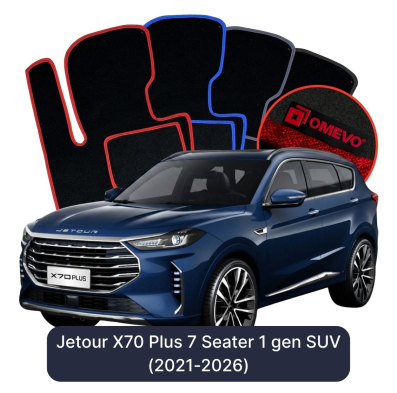 Velurové autokoberce OMEVO pro Jetour X70 Plus 7 místný 1 gen SUV (2021-2026)