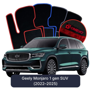 Velurové autokoberce OMEVO pro Geely Monjaro 1 gen SUV (2022–2025)