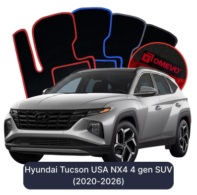 Velurové autokoberce OMEVO pro Hyundai Tucson USA NX4 4 gen SUV (2021-2025)