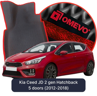 EVA autokoberce OMEVO pro Kia Ceed JD 2 gen Hatchback 5 dveří (2012-2018)