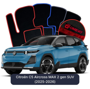 Velurové autokoberce OMEVO pro Citroën C5 Aircross MAX 2 gen SUV (2025-2026)