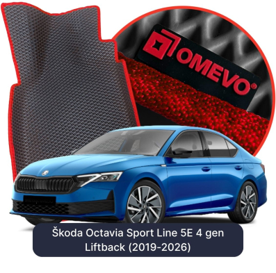 EVA autokoberce OMEVO pro Škoda Octavia Sport Line 5E 4 gen Liftback (2019-2026)