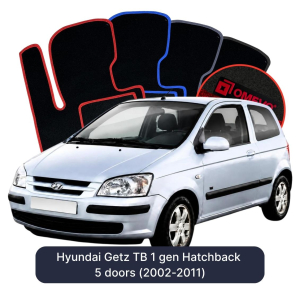 Velurové autokoberce OMEVO pro Hyundai Getz TB 1 gen Hatchback 5 dveří (2002-2011)