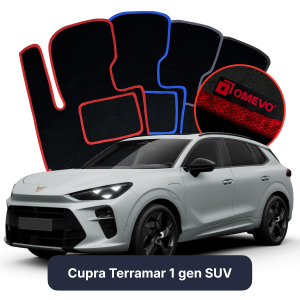 Velurové autokoberce OMEVO pro Cupra Terramar 1 gen SUV (2024-2025)