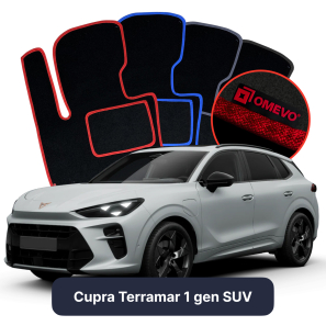 Velurové autokoberce OMEVO pro Cupra Terramar 1 gen SUV (2024-2025)