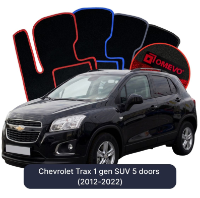 Velurové autokoberce OMEVO pro Chevrolet Trax 1 gen SUV 5 dveří (2012-2022)