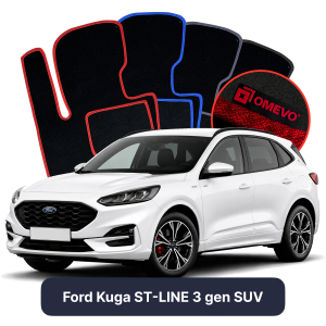 Velurové autokoberce OMEVO pro Ford Kuga ST-LINE 3 gen SUV (2019-2025)