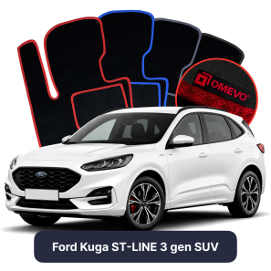 Velurové autokoberce OMEVO pro Ford Kuga ST-LINE 3 gen SUV (2019-2025)
