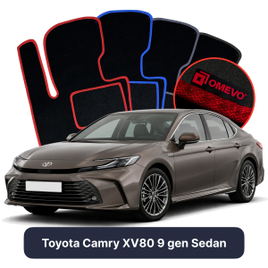 Velurové autokoberce OMEVO pro Toyota Camry XV80 9 gen Sedan (2023-2025)
