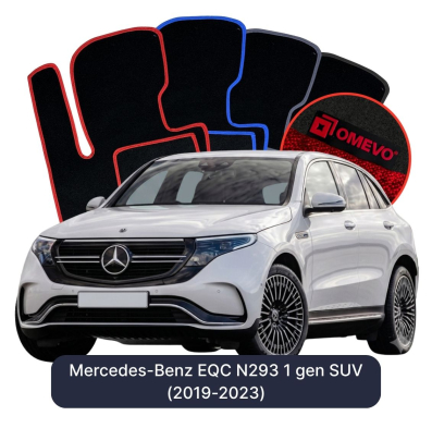 Velurové autokoberce OMEVO pro Mercedes-Benz EQC N293 1 gen SUV (2019-2023)