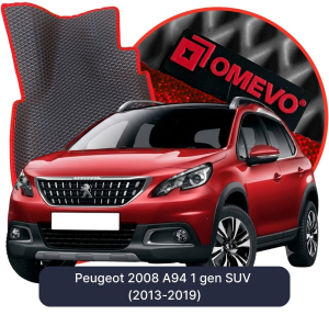 OMEVO 5D Pro Koberečky do Peugeot 2008 A94 1. gen SUV (2013-2019)