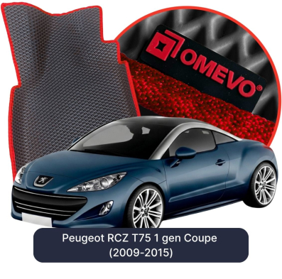 EVA autokoberce OMEVO pro Peugeot RCZ T75 1. gen Coupe (2009-2015)