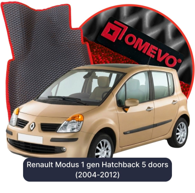 EVA autokoberce OMEVO pro Renault Modus 1 gen Hatchback 5 dveří (2004-2012)