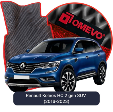 EVA autokoberce OMEVO pro Renault Koleos HC 2 gen SUV (2016-2023)