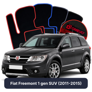 Velurové autokoberce OMEVO pro Fiat Freemont 1 gen SUV (2011-2015)