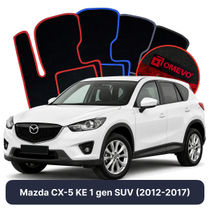 Velurové autokoberce OMEVO pro Mazda CX-5 KE 1 gen SUV (2012-2017)
