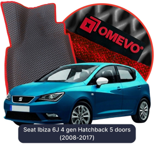 OMEVO 5D Pro Koberečky do Seat Ibiza 6J 4 gen Hatchback 5 dveří (2008-2017)