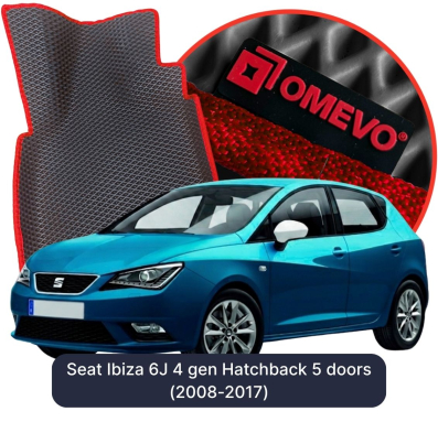 EVA autokoberce OMEVO pro Seat Ibiza 6J 4 gen Hatchback 5 dveří (2008-2017)