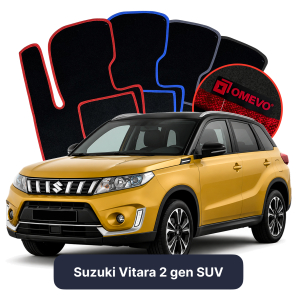 Velurové autokoberce OMEVO pro Suzuki Vitara 2 gen SUV (2015-2025)
