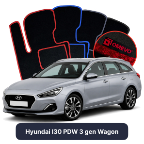 Velurové autokoberce OMEVO pro Hyundai I30 PDW 3 gen Kombi (2016-2025)