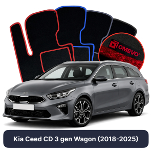 Velurové autokoberce OMEVO pro Kia Ceed CD 3 gen Kombi (2018-2025)